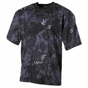 Bavlněné tričko US army MFH® s krátkým rukávem - Snake černá (Barva: Černá, Velikost: S) obraz