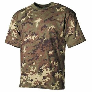 Bavlněné tričko US army MFH® s krátkým rukávem - vegetato (Barva: Vegetato, Velikost: S) obraz