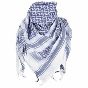 Šátek palestina s třásněmi MFH® – Modrá / bílá (Barva: Modrá / bílá) obraz