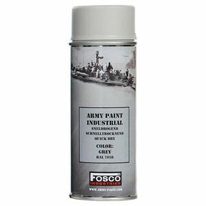 Barva ARMY ve spreji 400 ml FOSCO® - šedá (Barva: Šedá) obraz