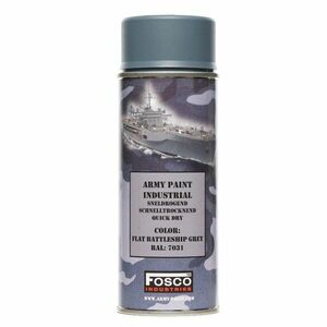 Barva ARMY ve spreji 400 ml FOSCO® - Battle Ship Grey (Barva: Battle Ship Grey) obraz