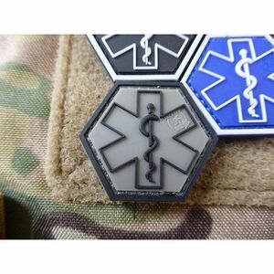 Nášivka Paramedic Hexagon JTG® - Ranger Green (Barva: Ranger Green) obraz
