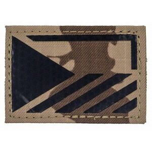 Vlajka ČR Combat Systems® rozlišovací AČR IR – Vzor 95 desert (Barva: Vzor 95 desert, Varianta: levá strana) obraz