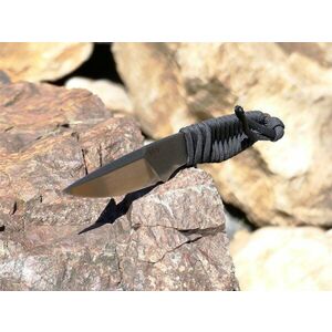 Nůž s pevnou čepelí ANV® P100 - Dark Grey (Barva: Dark Grey, Varianta: Šedá čepel – Stone Wash) obraz