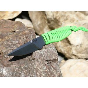 Nůž s pevnou čepelí ANV® P100 - Zombie Green (Barva: Zombie Green, Varianta: Šedá čepel – Stone Wash) obraz