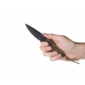 Nůž s pevnou čepelí ANV® P100 – Písková, DLC (Barva: Písková, Varianta: Černá čepel - DLC) obraz