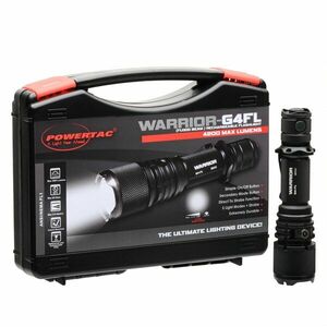 Svítilna Warrior G4-FL / 4200 lm PowerTac® (Barva: Černá) obraz