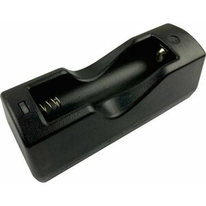 USB nabíječka Single (18650) PowerTac® (Barva: Černá) obraz
