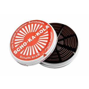 Energetická čokoláda Scho-ka-kola® 100 g – Hořká - červená (Barva: Hořká - červená) obraz