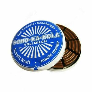Energetická čokoláda Scho-ka-kola® 100 g – Mléčná - modrá (Barva: Mléčná - modrá) obraz