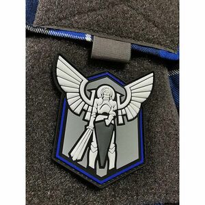 Nášivka Archangel Saint Michael shield JTG® – Modrá (Barva: Modrá) obraz