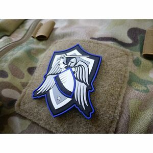 Nášivka Archangel Saint Michael strike shield JTG® – Modrá (Barva: Modrá) obraz