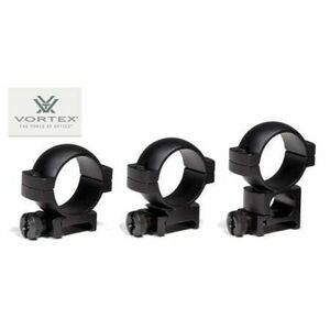 Montážní kroužky 2, 54 mm tubus Vortex® – Černá (Barva: Černá, Velikost: High) obraz