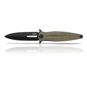 Zavírací nůž Z400 G10 Liner Lock ANV® - barva rukojeti: Olive Green, DLC černá čepel (Barva: Olive Green, Varianta: Černá čepel - DLC) obraz
