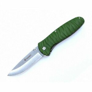 Zavírací nůž G6252 Ganzo® – Stříbrná čepel – Satin, Zelená (Barva: Zelená, Varianta: Stříbrná čepel – Satin) obraz