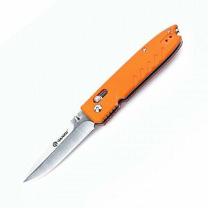 Zavírací nůž G746 Ganzo® – Stříbrná čepel – Satin, Oranžová (Barva: Oranžová, Varianta: Stříbrná čepel – Satin) obraz