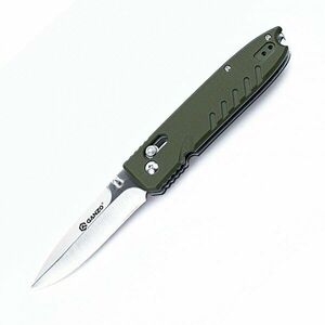 Zavírací nůž G746 Ganzo® – Stříbrná čepel – Satin, Zelená (Barva: Zelená, Varianta: Stříbrná čepel – Satin) obraz