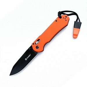 Zavírací nůž G7453-WS Ganzo® – černá, Oranžová (Barva: Oranžová, Varianta: Černá) obraz