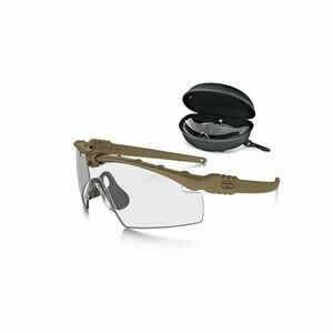 Brýle Ballistic M-Frame 3.0 Array EN SI Oakley®, 2 skla – Čiré + Kouřově šedé, Písková (Barva: Písková, Čočky: Čiré + Kouřově šedé) obraz