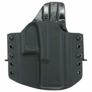 OWB Glock 19 - vnější pistolové pouzdro s polovičním SweatGuardem RH Holsters® – Černá (Barva: Černá, Typ uchycení: SpeedLoops) obraz
