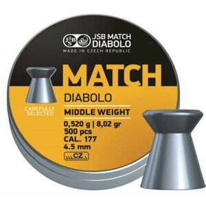 Diabolky Yellow Match Middle Weight 4.5 mm JSB® / 500 ks (Barva: Vícebarevná) obraz