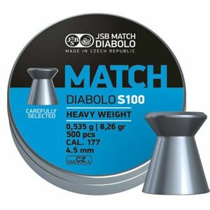 Diabolky Blue Match S100 4.5 mm JSB® 500 ks (Barva: Vícebarevná) obraz