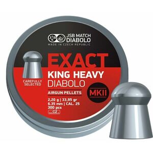 Diabolky Exact King Heavy MKII 6.35 mm JSB® / 150 ks (Barva: Vícebarevná) obraz