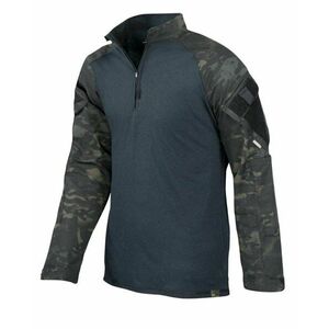 Košile Combat T.R.U. 1/4 Zip TruSpec® – Multicam® Black (Barva: Multicam® Black, Velikost: XXL) obraz