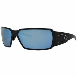 Sluneční brýle Boxster Polarized Gatorz® – Smoke Polarized w/ Blue Mirror, Černá (Barva: Černá, Čočky: Smoke Polarized w/ Blue Mirror) obraz