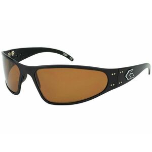 Sluneční brýle Wraptor Polarized Gatorz® – Brown Polarized, Černá (Barva: Černá, Čočky: Brown Polarized) obraz