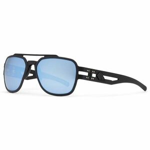 Sluneční brýle Stark Polarized Gatorz® – Smoke Polarized w/ Blue Mirror, Černá (Barva: Černá, Čočky: Smoke Polarized w/ Blue Mirror) obraz