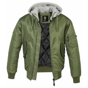 Zimní bunda MA1 Sweat Hooded Brandit® – Olive Green (Barva: Olive Green, Velikost: XXL) obraz