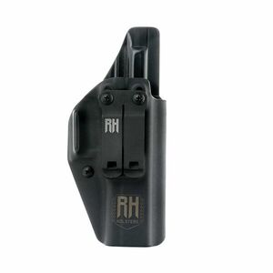 IWB Sharky Glock 43 / 43X / 43X rail - vnitřní pouzdro s plným SweatGuardem RH Holsters® – Černá (Barva: Černá, Typ uchycení: UltiTuck) obraz