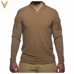 Funkční triko Long Boss Rugby Velocity Systems® – Coyote Brown (Barva: Coyote Brown, Velikost: XXL) obraz