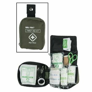 Sada první pomoci First Aid Midi Mil-Tec® – Zelená (Barva: Zelená) obraz