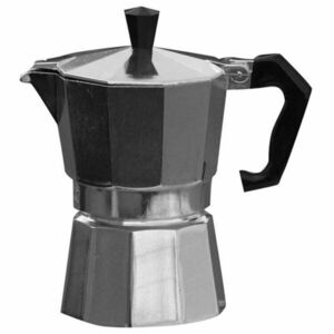 Hliníková Moka konvice Espresso Origin Outdoors® – Stříbrná (Barva: Stříbrná, Velikost: 9) obraz