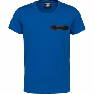 Umbro HARI Chlapecké triko s krátkým rukávem, tmavě modrá, velikost obraz