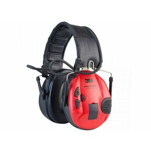 Elektronická ochranná sluchátka 3M® PELTOR® SportTac™ Slimline – Černá / červená (Barva: Černá / červená) obraz
