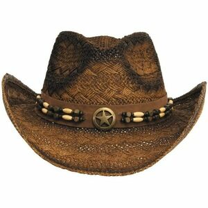 Fox Outdoor klobouk slaměný Tennessee, hnědo černý obraz