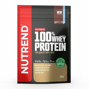 Práškový koncentrát Nutrend 100% WHEY Protein 400g čokoláda-kakao obraz