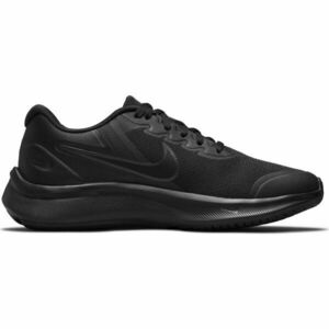 Nike STAR RUNNER 3 GS Dětská sportovní obuv, černá, velikost 35.5 obraz