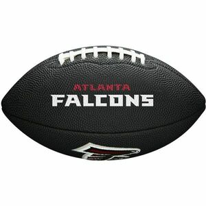 Wilson MINI NFL TEAM SOFT TOUCH FB BL AT Mini míč na americký fotbal, černá, veľkosť UNI obraz