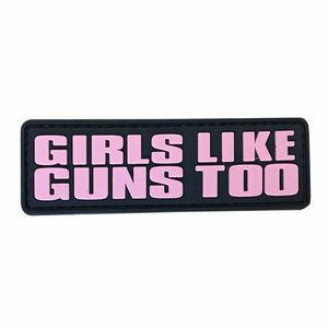 WARAGOD Girls like guns PVC nášivka obraz