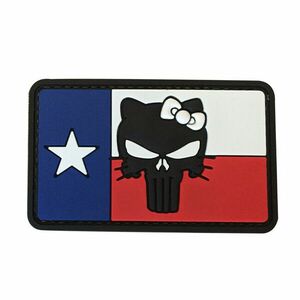 WARAGOD Texas vlajka s Tactical Kitty PVC nášivka obraz