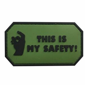 WARAGOD This is my Safety PVC nášivka, zelená obraz