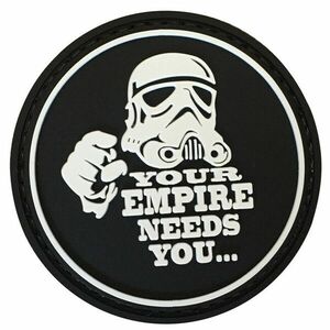 WARAGOD Your empire needs you PVC nášivka, černá obraz