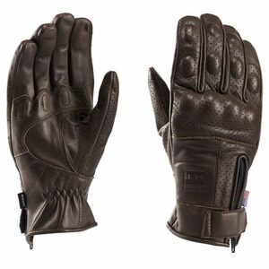 Moto rukavice Blauer Combo Dark Brown XXL tmavě hnědá obraz