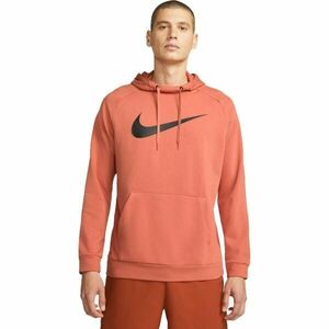 Nike DRY SWOOSH Pánská tréninková mikina, oranžová, velikost obraz