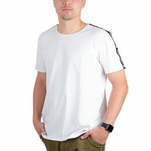 Pánské triko inSPORTline Overstrap bílá XXL obraz