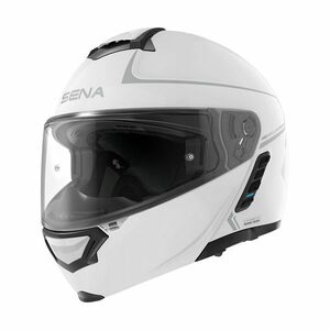 Moto přilba SENA Impulse s integrovaným Mesh headsetem Shine White lesklá bílá XXL (63-64) obraz